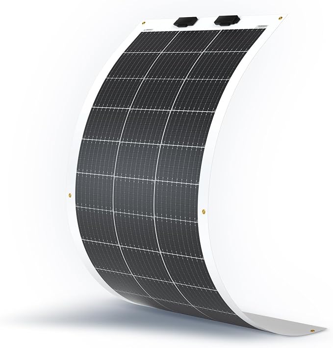 Renogy Flexible Solar Panel 100 Watt, 240° Ultra Flexible 100W Solar Panel 12 Volt for Marine RV