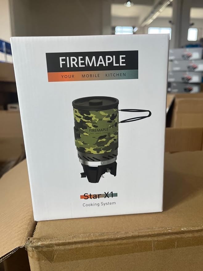 Fire-Maple "Fixed Star 1" Personal Cooking System | Pot/Jet Burner Stove System with Electric
