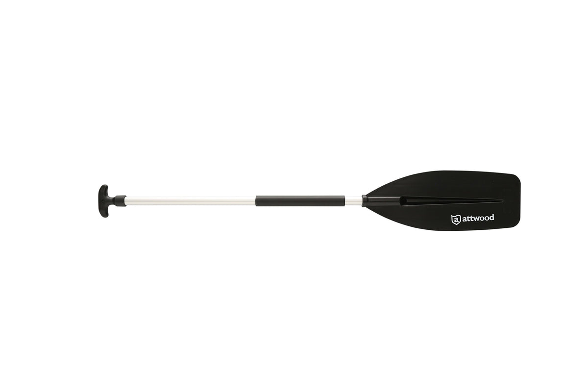 Attwood 4-Foot Aluminum Canoe Paddle, Heavy-Duty Marine Oar with Ergonomic Grip and Poly-Protective