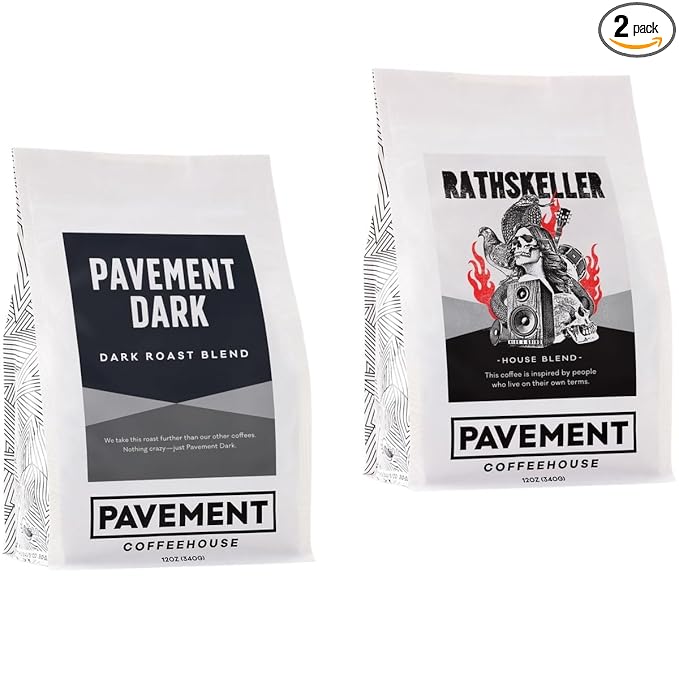 Bean Box Boston Coffee Sampler, 2-Pack - Roasted by Pavement Coffeehouse, Gourmet Arabica Coffee