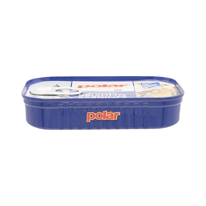 MW Polar Smoked Brisling Sardines in Spring Water, 3.52 oz Can, Wild Caught (Pack of 1)