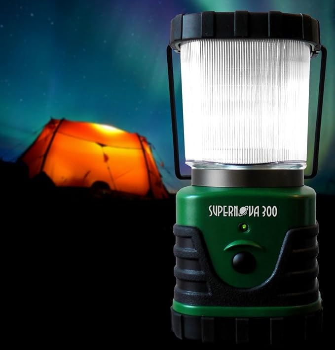 Supernova Battery Powered Lantern, Bright, Long Lasting, Weather-Resistant LED Camping Lantern