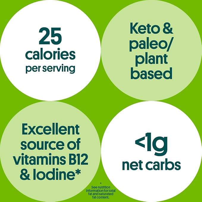 Gimme Seaweed Organic Premium Roasted Seaweed Snacks, Sea Salt & Avocado Oil, 6 Count, Keto, Vegan