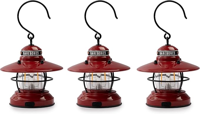 Edison Mini Lantern Red / 3-Pack