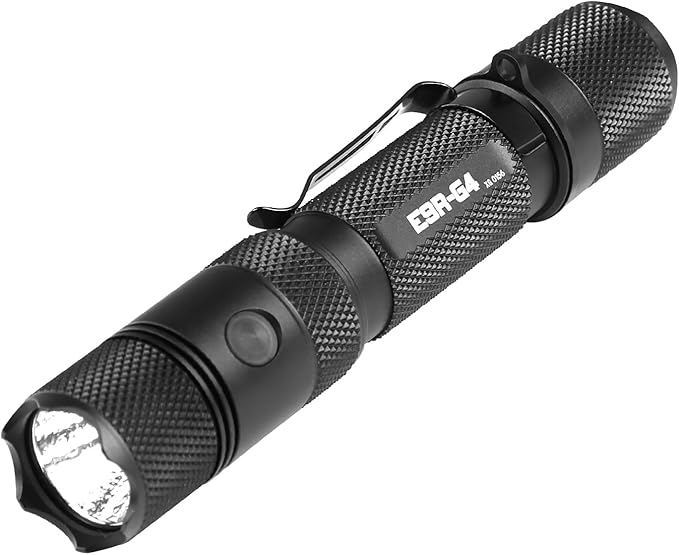 PowerTac E9R G4 Tactical Flashlight ??2550 Lumen Rechargeable LED Flashlights with Magnetic & USB