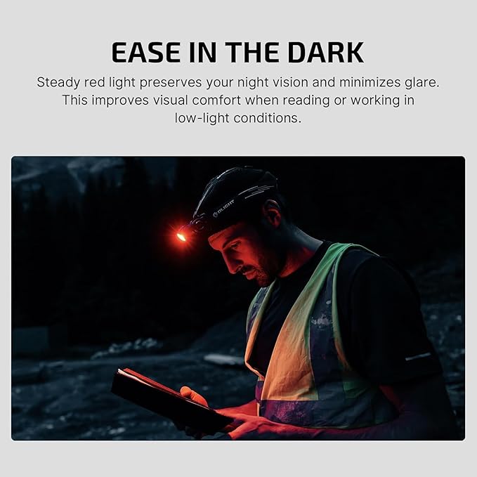 OLIGHT Perun 3 Rechargeable Headlamp Flashlight, 3000 Lumens LED Headlight with Red Light
