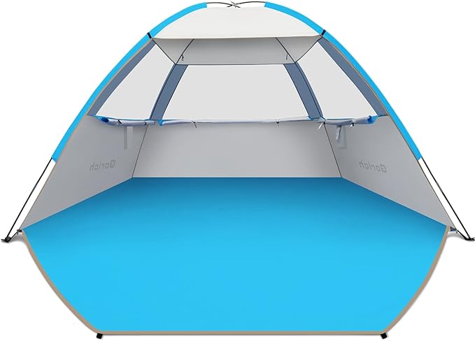 Gorich Beach Tent Sun Shelter for 3/4-5/6-7/8-10 Person with UPF 50ï¼?UV Protection, Lightweight &