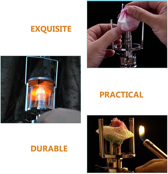 Sewroro Outdoor Lantern 12pcs Propane Lantern Mantles Gas Lamp Mantles Camping Hiking Kerosene Lamp