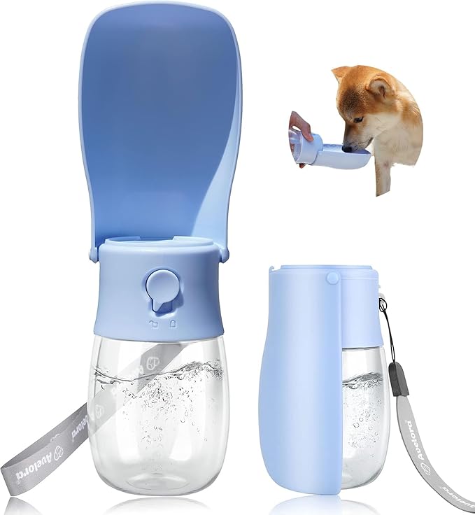 Foldable Dog Water Bottle,Portable Water Dispenser,Outdoor Pet Water Bottle for