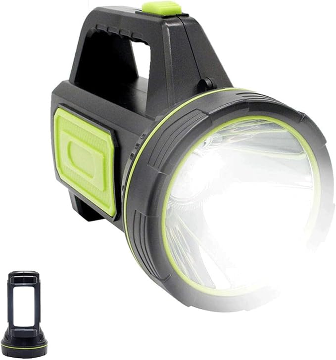 LED Searchlights Handheld Lantern, 13000LM 2 Modes USB Rechargeable LED Flashlights, High Power