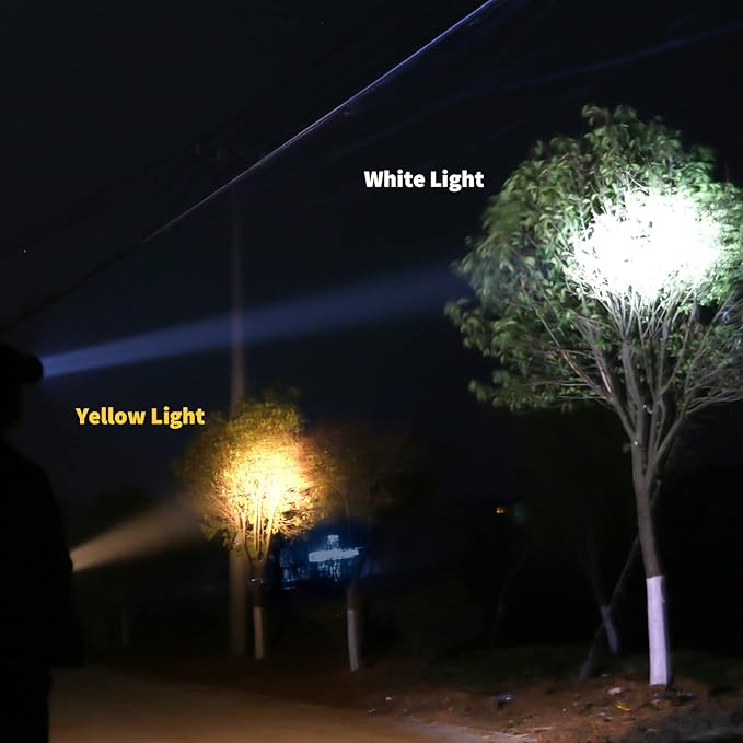 High Power Rechargeable Coon Hunting Lights ??Super Bright LED Waterproof Headlamp, Adjustable Beam