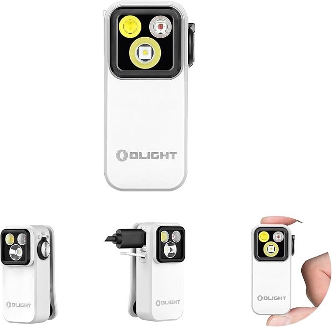OLIGHT Oclip Pro EDC Flashlight Clip-on Light, Rechargeable 500 Lumens with Three Lighting