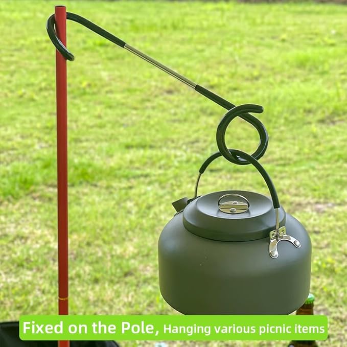 Camping Lantern Hooks, Outdoor Lighting Hooks for Camping Tent lamp Hanger, Bird feeders, Garden