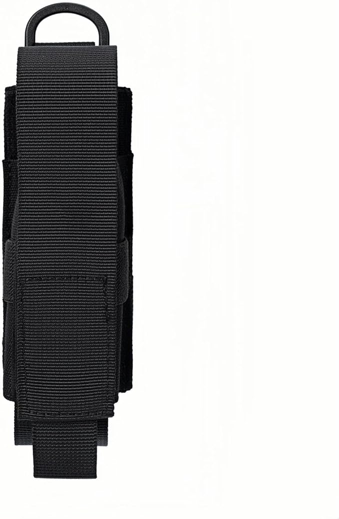 Tactical Flashlight Holster MOLLE Torch Holder MK4 OC/Mace Pepper Spray Canister Carrier EDC Flash