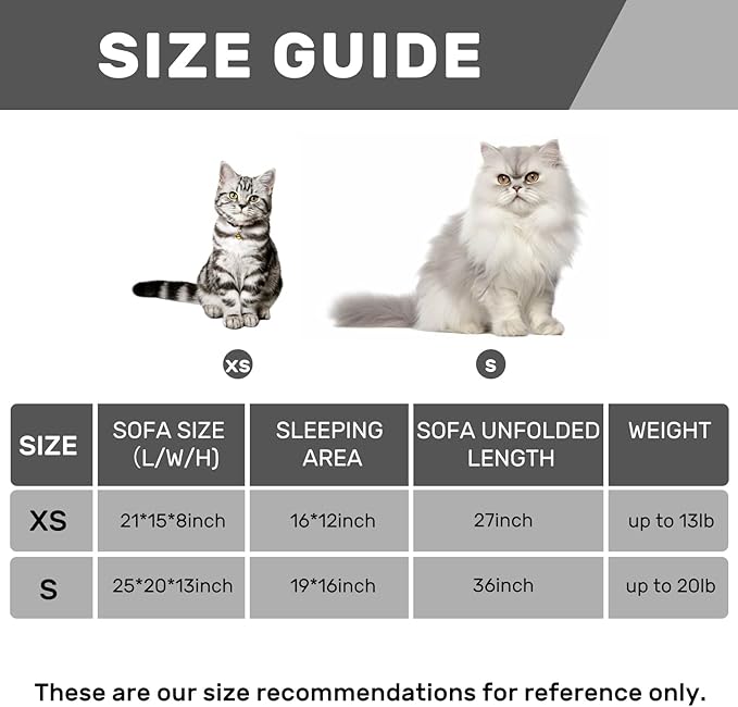 Hollypet Cat Bed Fluffy Plush Mutifuctional Double-Layer Soft Pet Couch Orthopedic Sofa Nest Beds