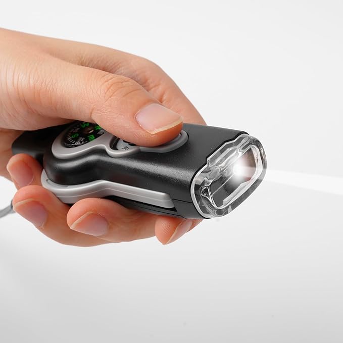 Emergency Survival Function Whistle, Outdoor Multifunctional Tool Safety Whistle with Lanyard