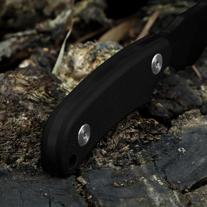 Omesio Neck Knife, 5.82" Small Fixed Blade Tactical Knife, Compact Full Tang EDC Neck Knife with