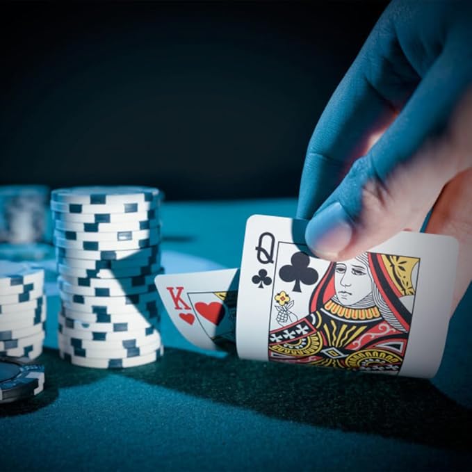 Poker Chip Set - 11.5g Poker Set with Cards, Buttons, Carrying Case, and 500 Poker Chips for Texas