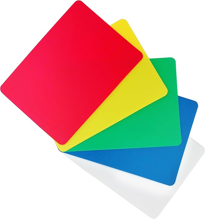 XANADU 15 Pack Plastic Poker Cut Cards Poker Size Casino Deck Cutting Cards with Smooth & Matte