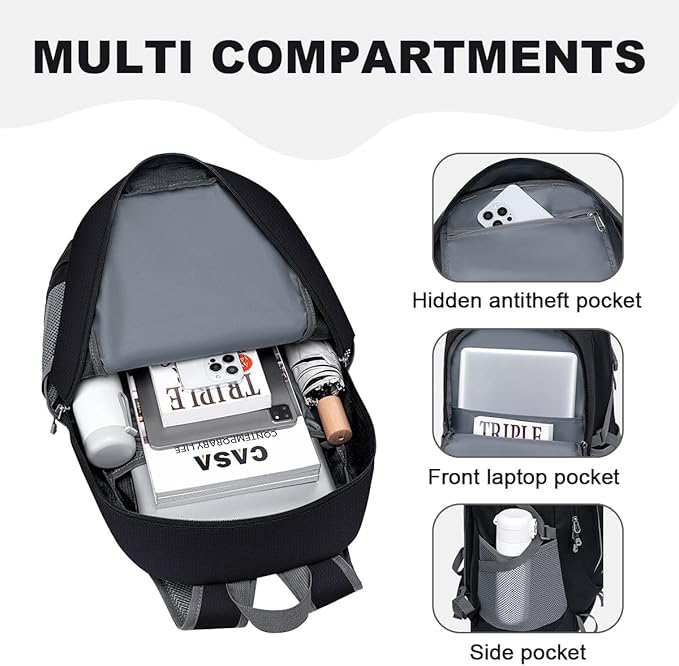MIYCOO Backpack - Ultra Lightweight Packable Backpack for Travel Camping, 45L Hiking Back Pack