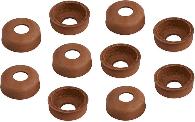 10Pcs Leather Pump Cups Compatible with Coleman lanterns and stoves (Fits for models 220 200 242