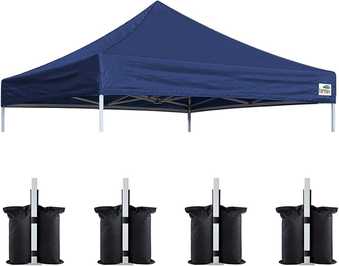 Eurmax USA New 10x10 Pop Up Canopy Replacement Canopy Tent Top Cover, Instant Canopy Top Cover