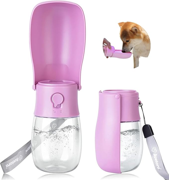 Foldable Dog Water Bottle, Portable Water Dispenser for Dog, Cat, Rabbit, Puppy and Small Animals