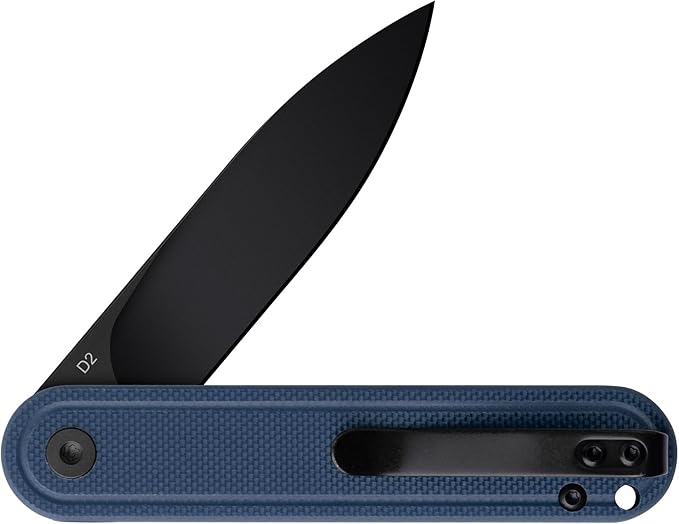 G040 Pocket Knife, 2.75'' D2 Steel Blade G10 handle, Small EDC Knife with Pocket Clip for Men