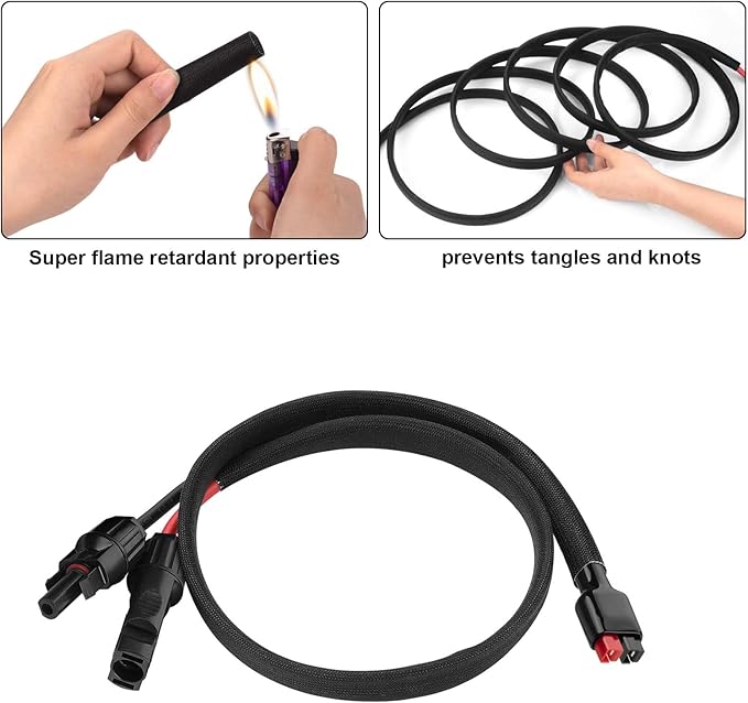 iGreely Connector Solar Panel Cable Kits for Solar Panel RV Marine Boat Portable Solar Generator