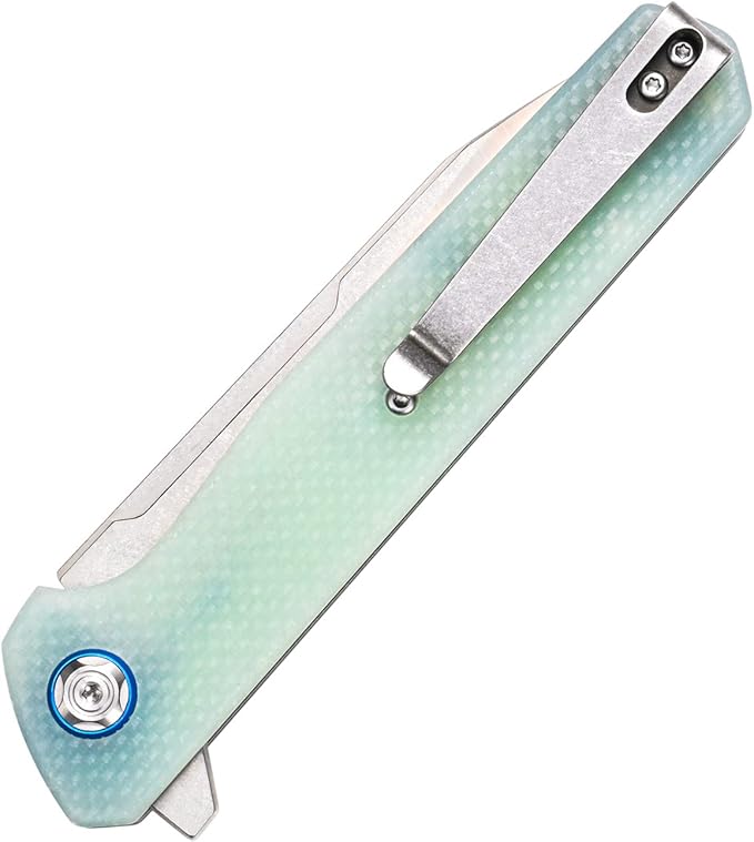 Sitivien ST135 Folding Knife,D2 Steel Blade G10 Handle Outdoor EDC Knife for Hunting Fishing