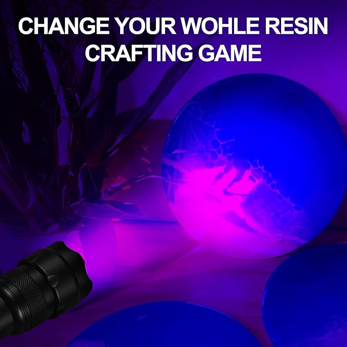 ULTRAFIRE Black Light UV Flashlight, Super Power UV 395-405 nm LED WF-502B Blacklight Flashlights