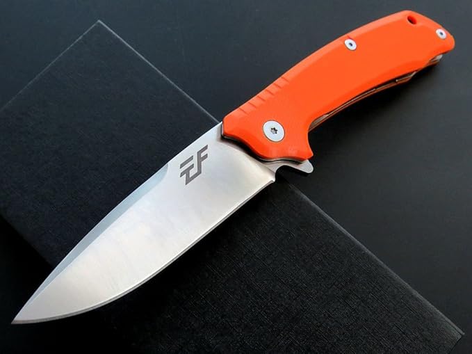 Eafengrow EF223 Folding Knife D2 Blade with G10 Handle Multi EDC Pocket Knife for Outdoor Camping