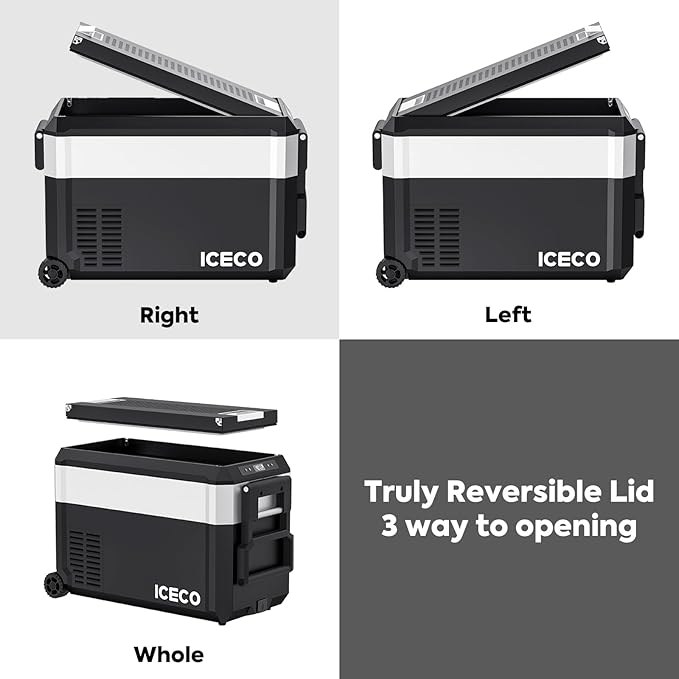 ICECO JP40 Pro 12 Volt Car Refrigerator, Portable Fridge Freezer for Camping, Car Fridge Powered by