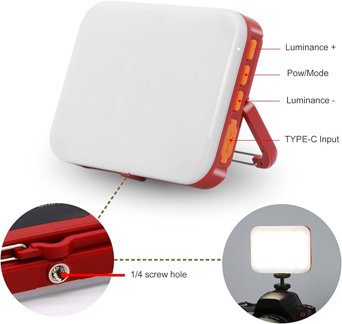 Tent Lights for Camping, Rechargeable Camping Lights for Tent, Camping Tent Light for Tent Camping