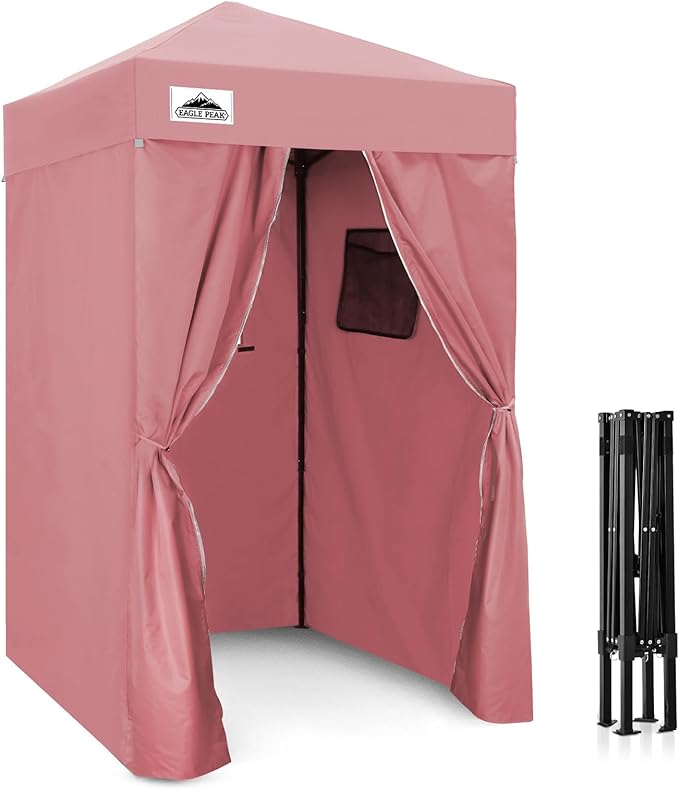 EAGLE PEAK Flex Ultra Compact 4x4 Pop-up Canopy, Sun Shelter, Changing Room, Portable Privacy