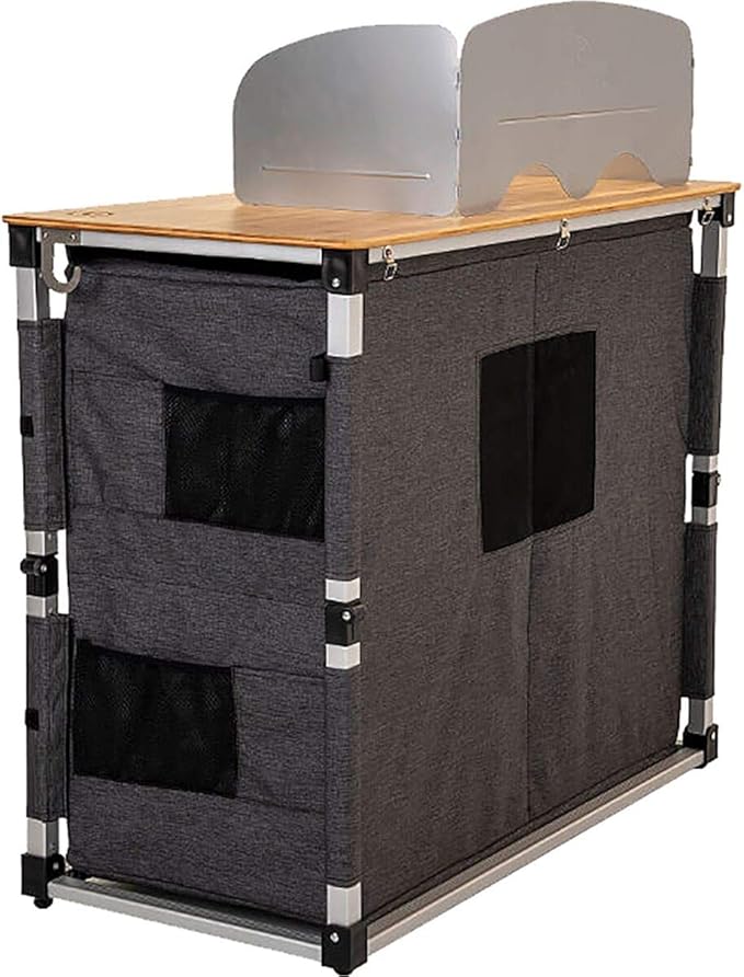 SylvanSport Outdoor Camp Kitchen for Easy Cooking, Clean Up, and Camping Meal Prep - Great for