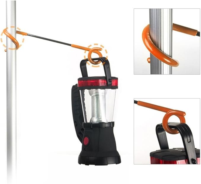 Z metnal Icasa Camping Hook Hanger, 2 Set of Multi-Purpose Camping Light/Lamp Hook, Outdoor
