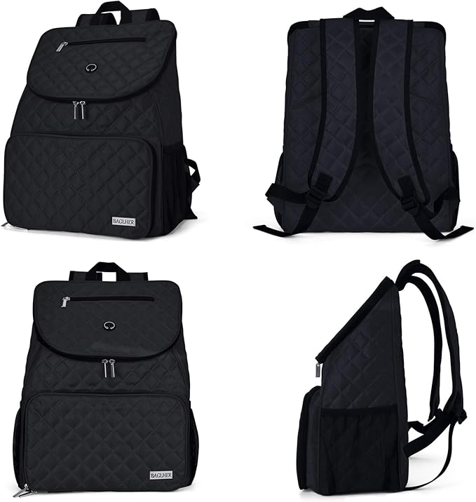 BAGLHER Dog Travel Bag, Airline Approved Pet Supplies Backpack, Dog Travel Backpack with 2 Silicone