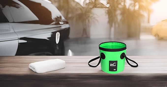 BANCHELLE Collapsible Bucket Water Container Portable Folding Camp Wash Basin for Outdoor Traveling