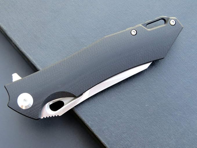 Eafengrow EF934 Pocket Knife D2 Steel Blade Folding Knife G10 Handle Liner Lock Camping Survival