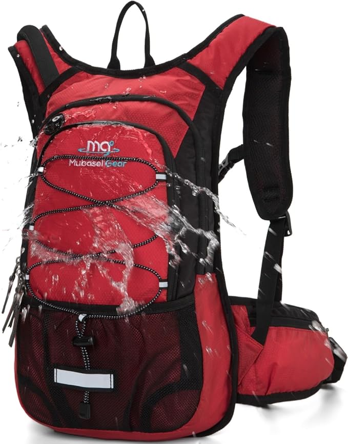 15L Insulated Hydration Backpack Pack with 2L Water Bladder Lightweight Hiking Backpack Bag for
