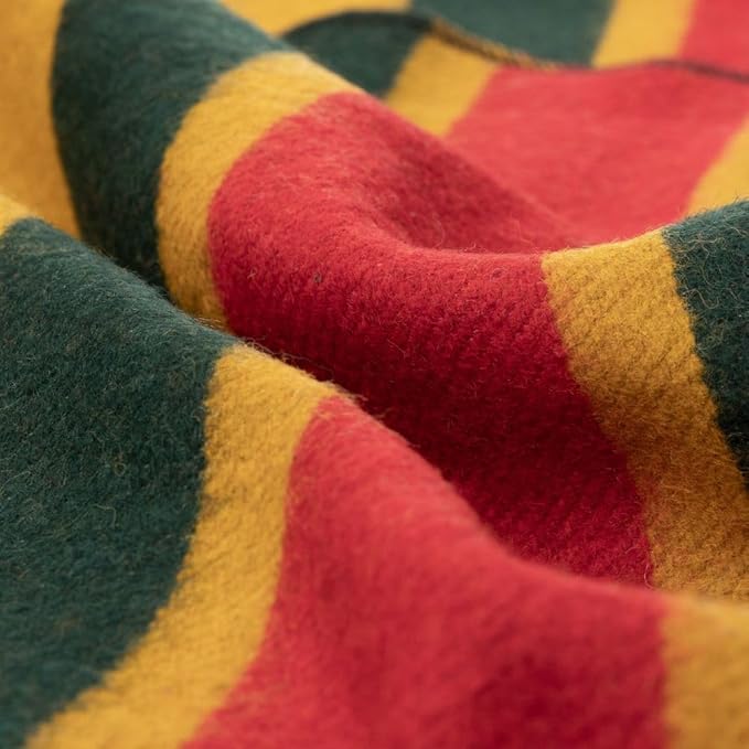 Arcturus Rainier Wool Blanket - 4.5lbs Warm, Heavy, Washable, Large | Great for Camping, Outdoors