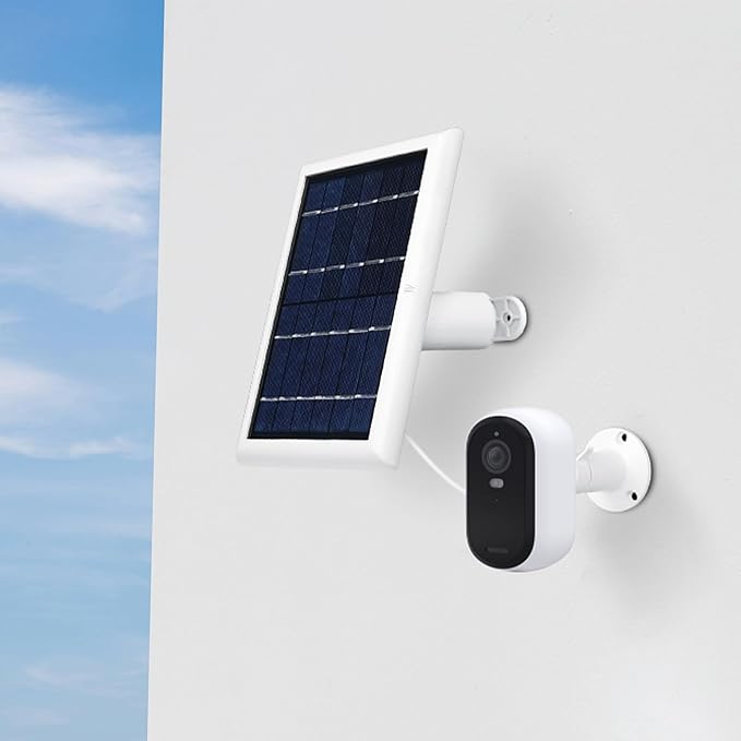 Wasserstein Solar Panel Compatible with Arlo Essential 2K Outdoor Security Camera (2nd Gen) / XL