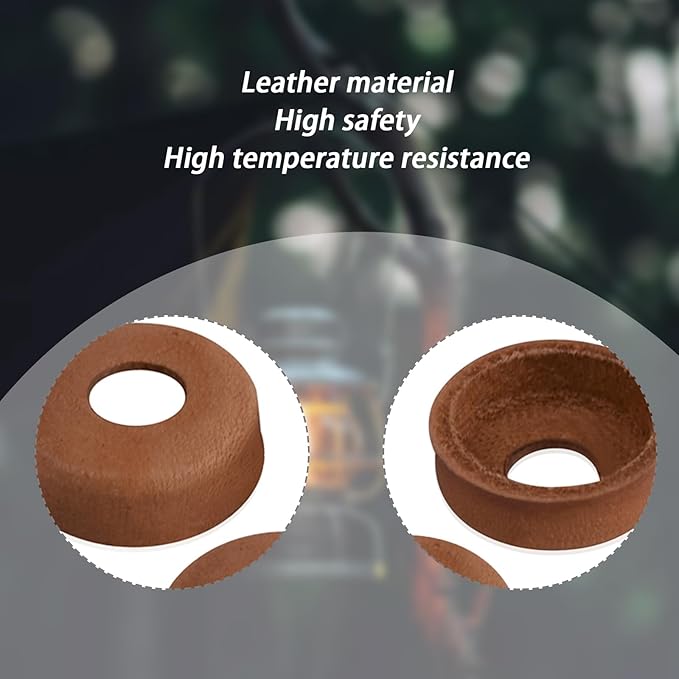 10Pcs Leather Pump Cups Compatible with Coleman lanterns and stoves (Fits for models 220 200 242