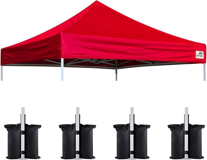 Eurmax USA New 10x10 Pop Up Canopy Replacement Canopy Tent Top Cover, Instant Canopy Top Cover