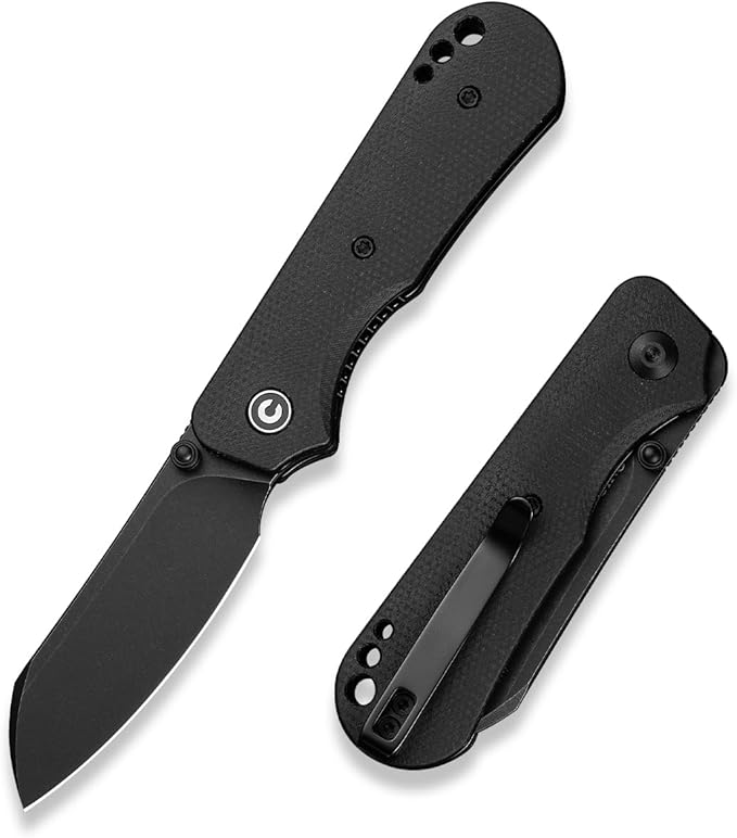 CIVIVI Crabby Pocket Knife, EDC Folding Knife for Men Women with Swedish 14C28N Blade Contoured
