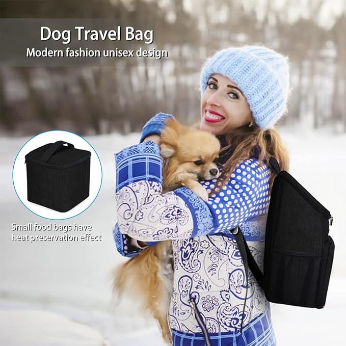 BAGLHER丨Dog Travel Bag, Airline Approved Pet Supplies Backpack, Dog Travel Backpack Accessories Set