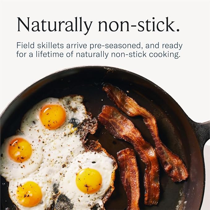 Field Company 6.75 Inch (Extra Small) Cast Iron Skillet – No.4, Perfect for 1 Serving, Lightweight