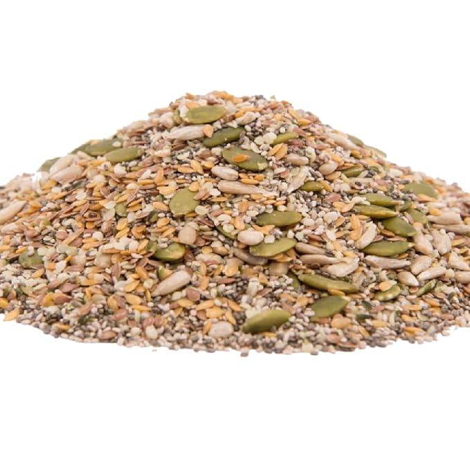 GERBS Raw Super 7 Seed Snack Trail Mix 4 LBS. | Top 14 Food Allergy Free | Resealable Bulk Bag |