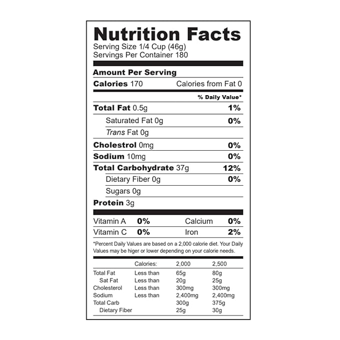 Wheatland™ White Rice • Delicious • Healthy Food Option • 20 lbs. Bulk Rice • Mylar and Bucket